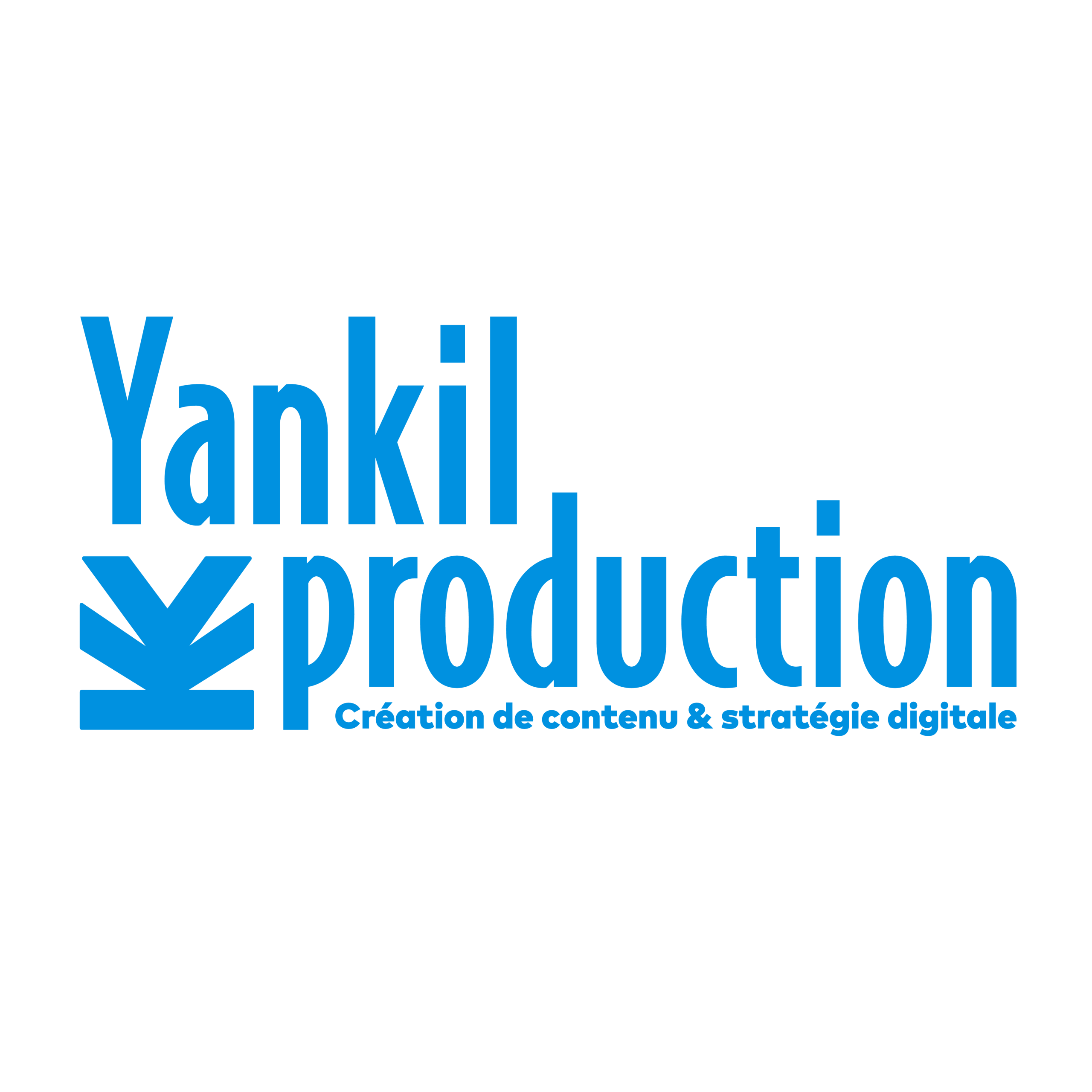 Yankil Production logo bleu